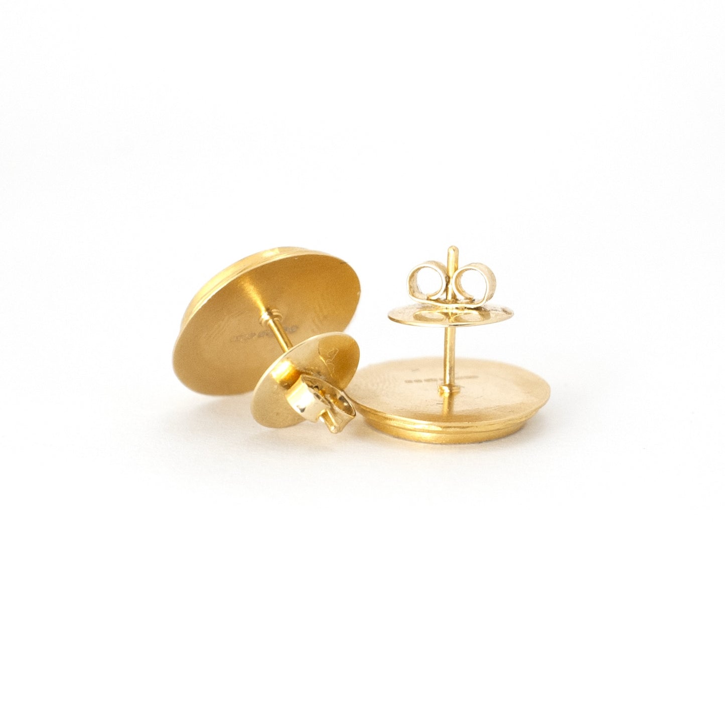 Lapis Lazuli & Gold Stud Earrings