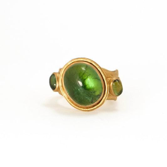 Tourmaline Trio Ring