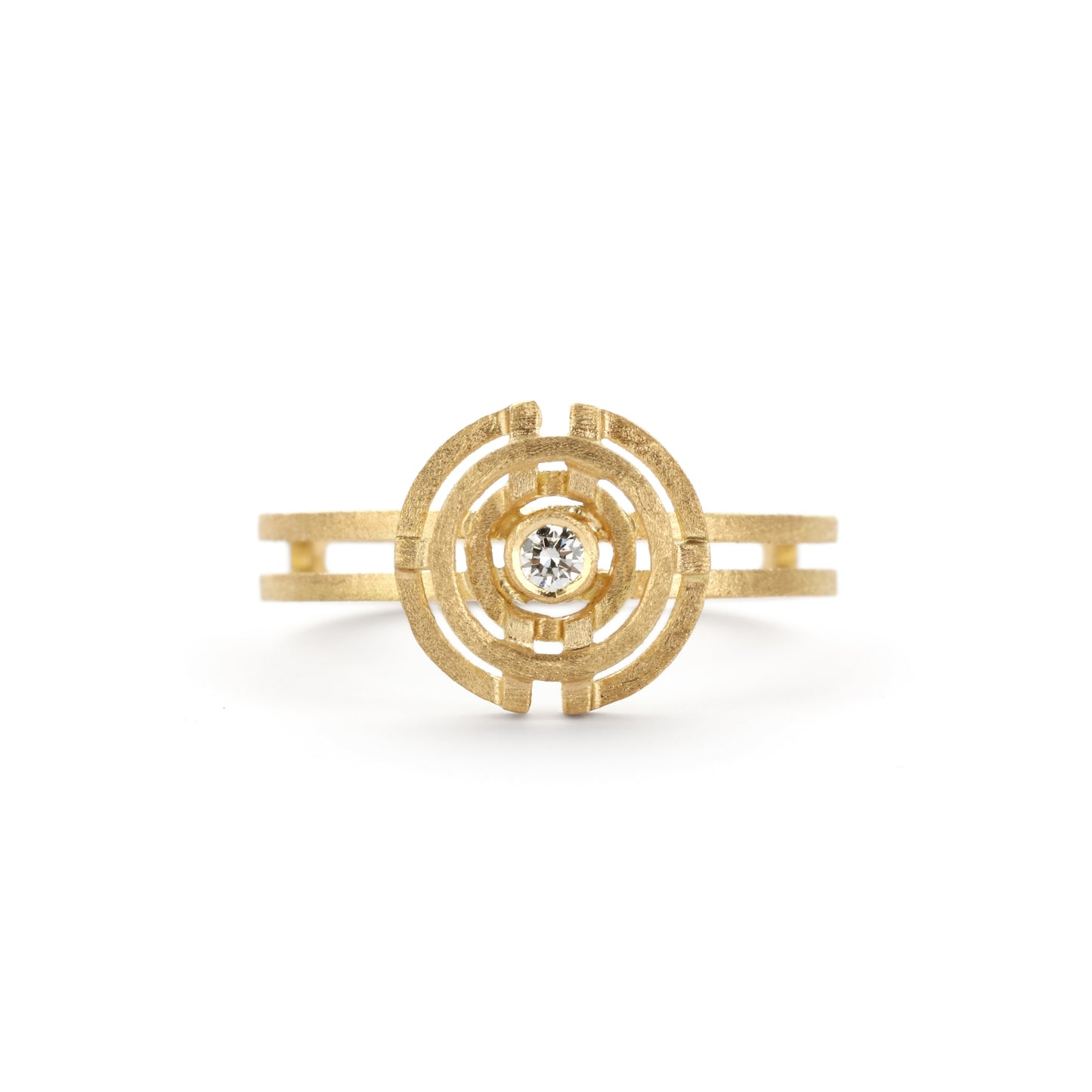 Diamond Mini Four Circle Ring