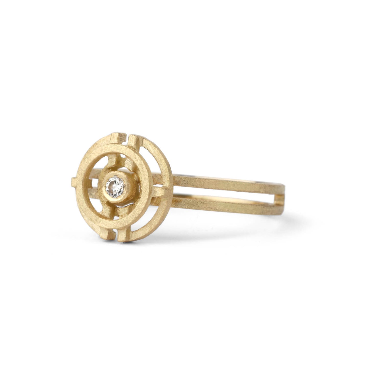 Diamond Mini Four Circle Ring