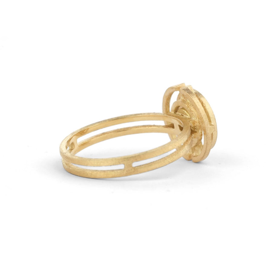 Diamond Four Circle Ring